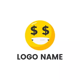 Happy Logo Meme Money Smile logo design