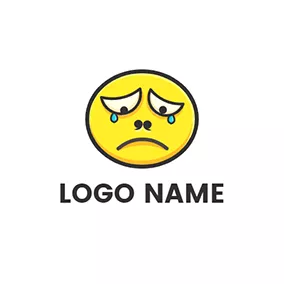 Sad Logo Meme Sad Tear logo design