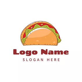 Taco Logo Mexico Style Taco logo design