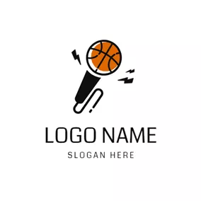 Jogo de digitação de futebol de basquete vetor grátis design de logotipo