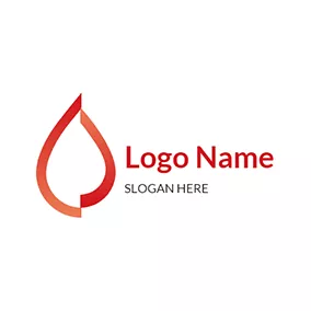 Design Logo Mismatch Line Gradient Blood logo design