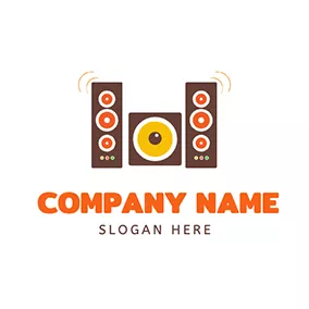 Rectangle Logo Motos Loudspeaker Box logo design