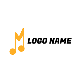 アートロゴ Motos Yellow Note logo design