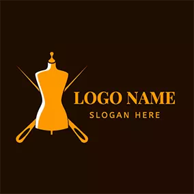 手作 Logo Needle Model Handmade logo design