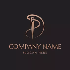 Embroider Logo Needle Thread and Sewing logo design