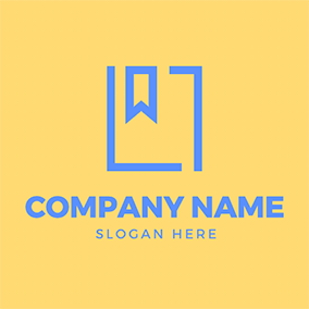 Document Logo Notebook Simple Line logo design