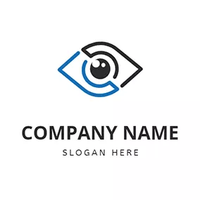 目のロゴ Optical Eye Logo logo design