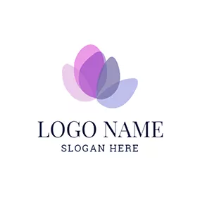 Orchid Logo Orchid and Purple Violet logo design