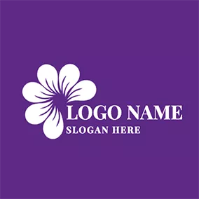 碎花logo Orchid Floral Logo logo design