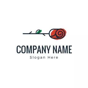 Kreativität Logo Ornate and Beautiful Rose logo design