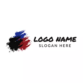 Logotipo De Lienzo Pigment Mark Graffiti Art Gallery logo design