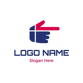 Click Logo Point Hand Finger logo design