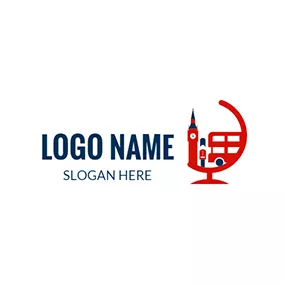 Booth Logo Public Transportation and Bell Tower logo design