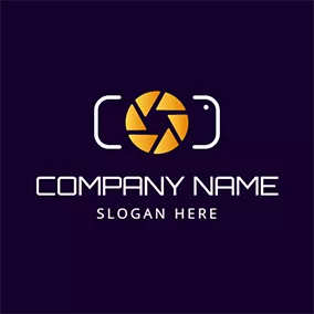 Channel Logo Purple and Yellow Circle logo design
