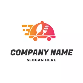 Food Delivery Logo Quick Takeaway Icon logo design