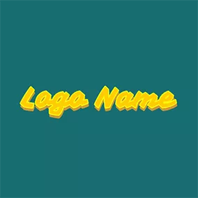 Name Logo Random and Unique Italic Font logo design
