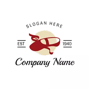 Logotipo Elegante Red Dance Shoe Icon logo design