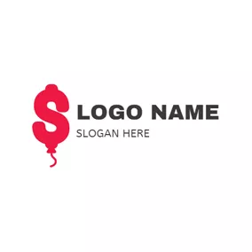 Commerce Logo Red Letter S and Success logo design