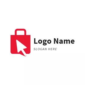 Logótipo Comercial Red Reticule and Arrowhead logo design