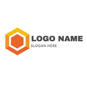 蜂の巣のロゴ Regular Hexagon Honeycomb Logo logo design