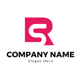 Regular Letter S and Abstract Letter R logo design