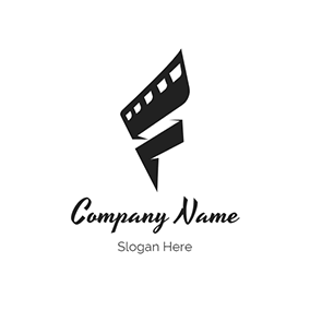 電影logo Revolve Film Design Editing logo design