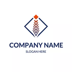 老闆 Logo Rhombus Shape Tie Boss logo design