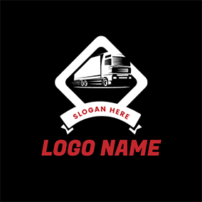 Bus Logo Rhombus Trucks Design logo design
