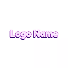 Facebook Logo Rounded Cartoon Cool Text logo design