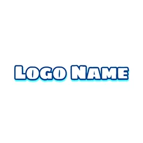 フェイスブックのロゴ Rounded Hollow Wide Cool Text logo design