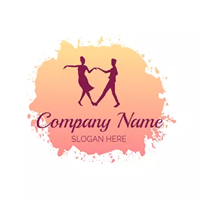 Logótipo Dança Salsa Dancer logo design