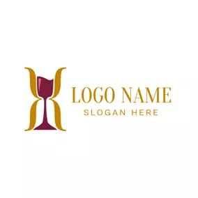 Innovative Logo Sand Clock and Code Icon logo design