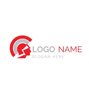 Creative Logo Sculpture Figure and Hero logo design
