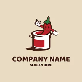 Design Logo Seasoning Chilli Sauce logo design