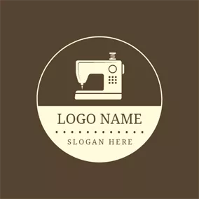 仕立てロゴ Sewing Machine and Clothing Brand logo design