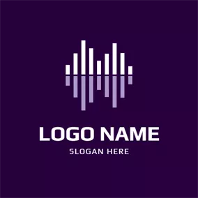 声音 Logo Shadow and Sound Console logo design