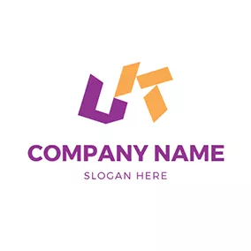 Agency Logo Shape Abstract Letter U K logo design