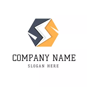 Agency Logo Shape Paper Folding Letter S S logo design