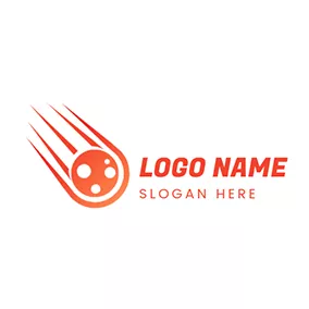 Logotipo De Collage Sharp Circle Comet Tail logo design