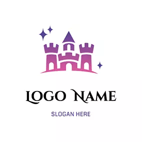城ロゴ Shiny Castle logo design