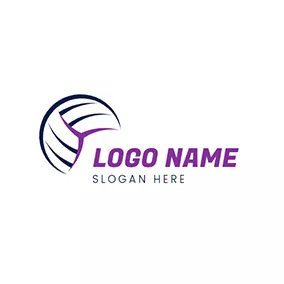 篮网球 Logo Simple Abstract Netball logo design