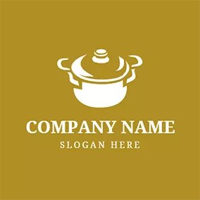 Curry Logo Simple and Abstract Pan logo design