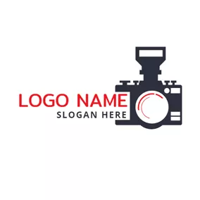 Infrared Logo Simple Black Camera logo design