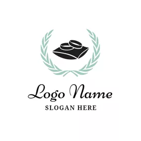 Love Logo Simple Black Wedding Ring logo design