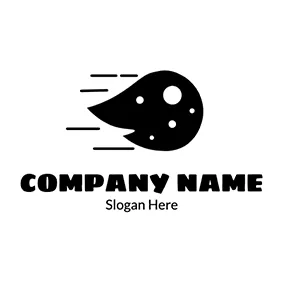 Fire Logo Simple Circle Fireball logo design