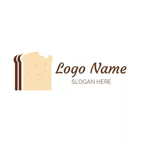 砂ロゴ Simple Delicious Sandwich logo design