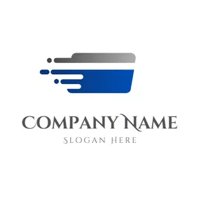 Kredit Logo Simple Fly Credit Card logo design