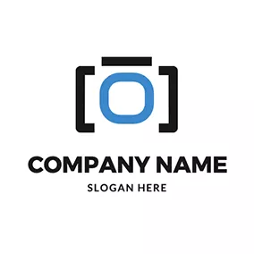 Ram Logo Simple Frame Rectangle Photobooth logo design