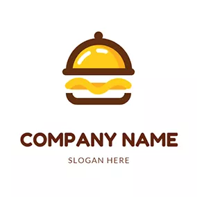 平底鍋 Logo Simple Gourmet Icon logo design