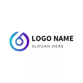 Coach Logo Simple Gradient Color Circle logo design
